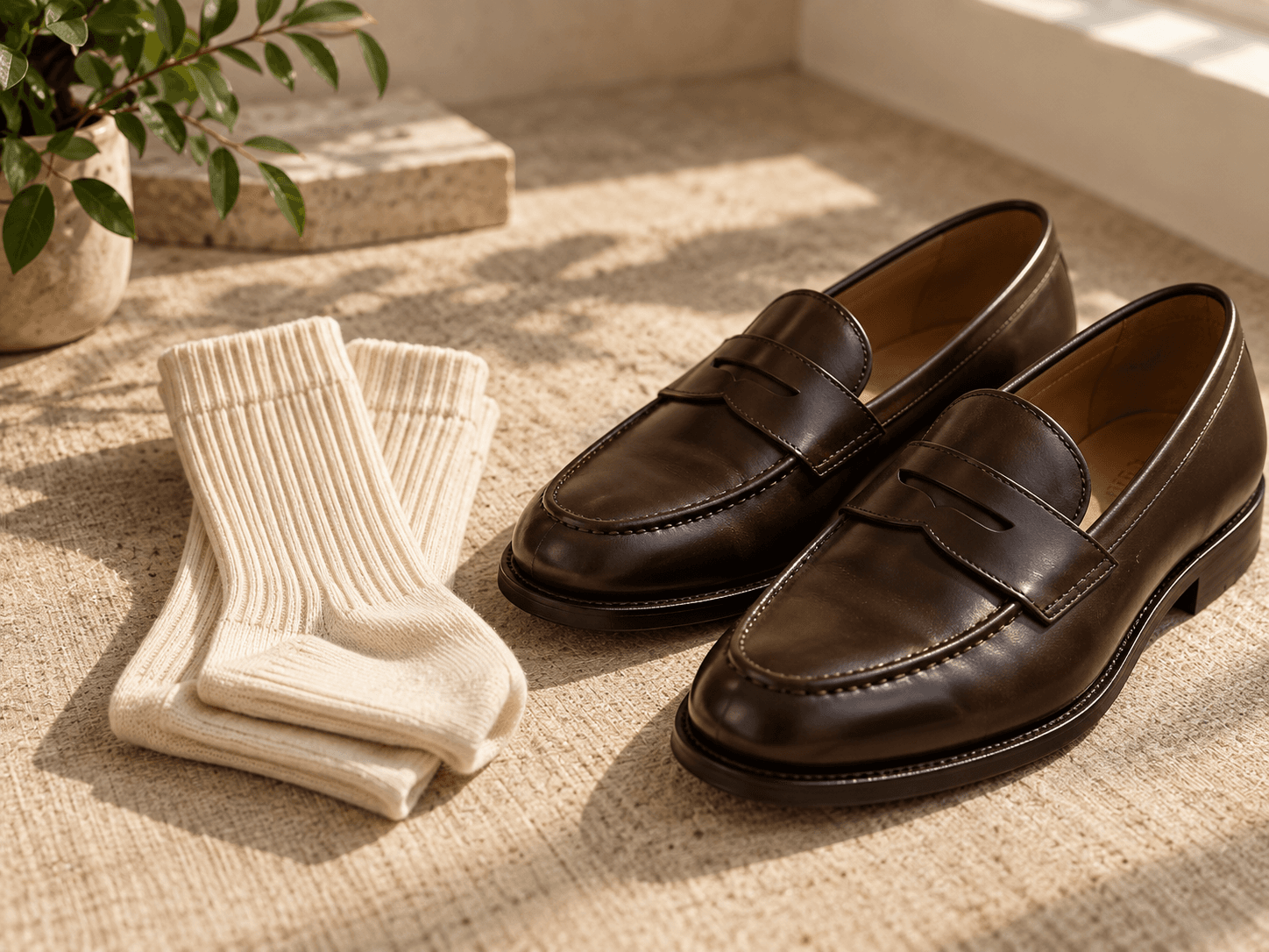 Ba cách phối vớ với loafer cho ngày đi chậm